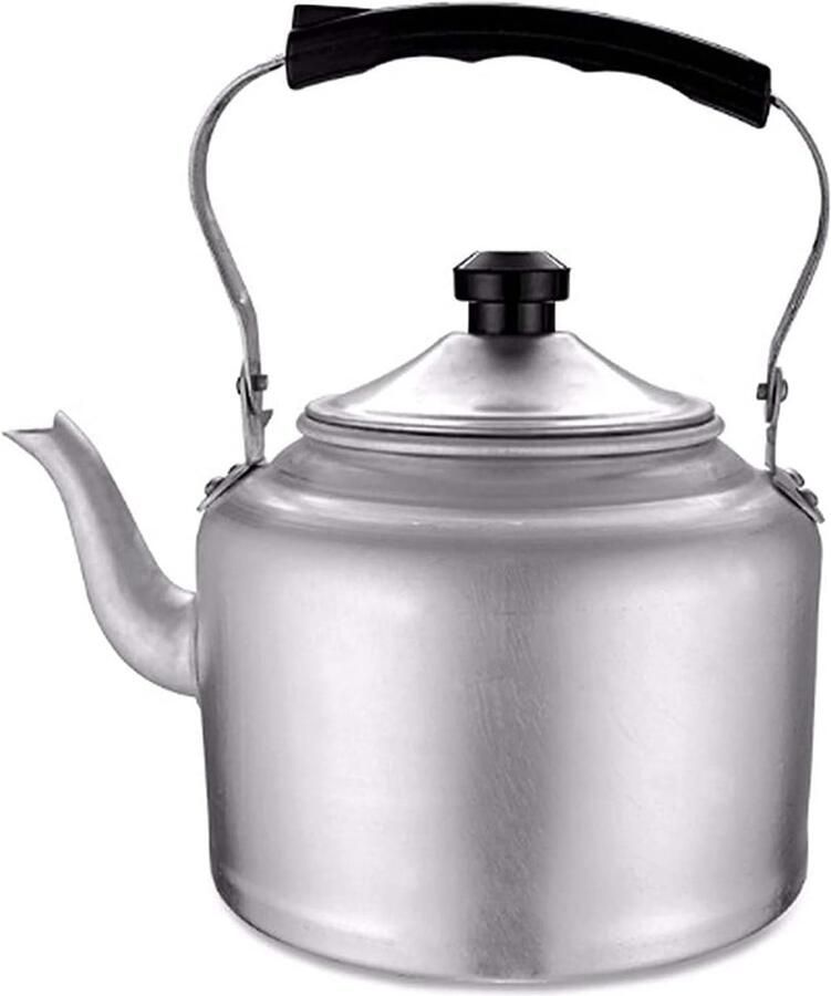 Waterkoker Kookpan Water Koken Brede Compatibiliteit 3-10 Liter Zilver