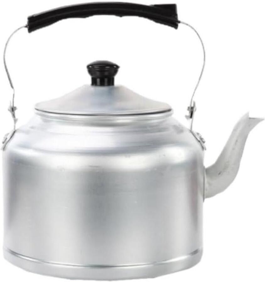 Waterkoker Aluminium Theepot Ketel Water Koken Snelle Verwarming 24 cm Zilver