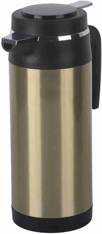 Waterkoker Auto Reis Waterkoker Warme Dranken Onderweg Vacuüm Isolatie 1000 Ml Zilver