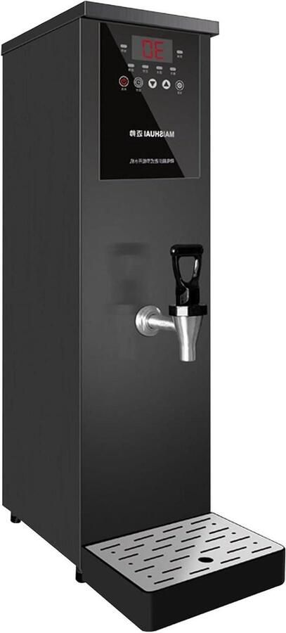 Waterkoker Commercieel Warmwaterdispenser Boiler Warme Dranken Bereiden Instelbare Temperatuur 55L Zwart