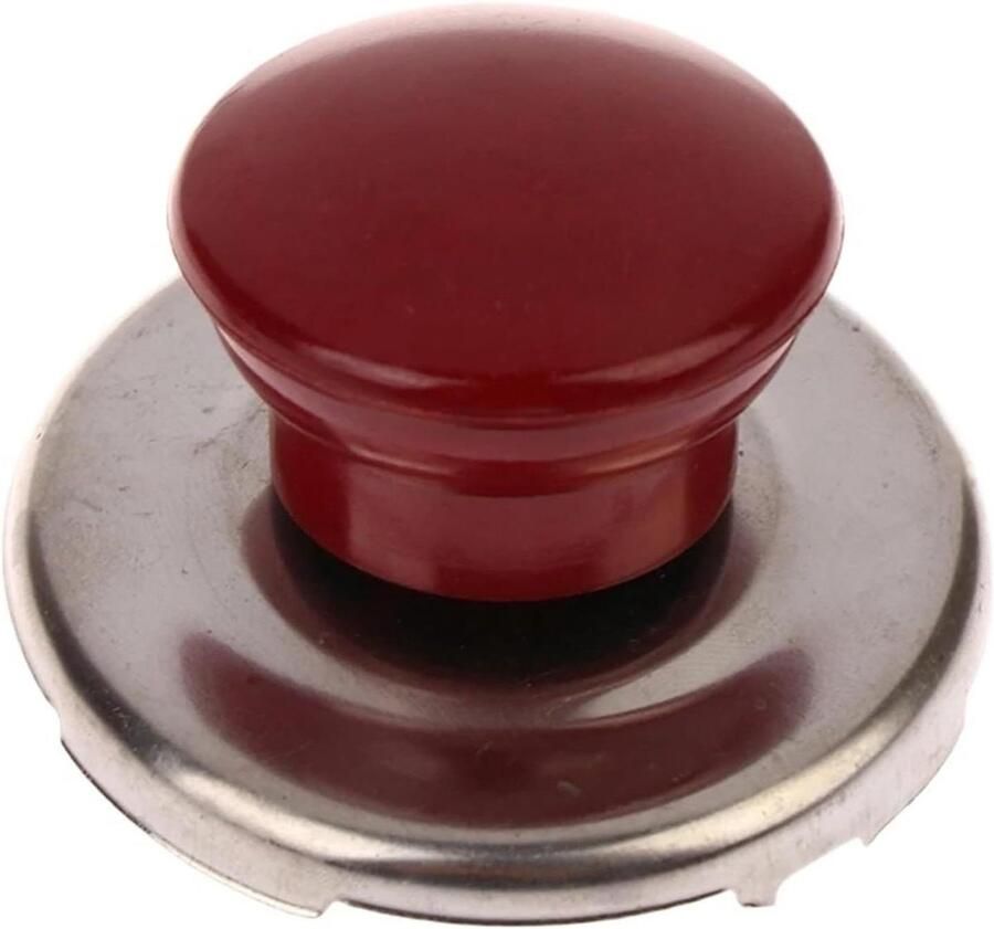 Waterkoker Dekselknop Waterkoker Handvat Zoemer Water Koken Universele Pasvorm 5.6 cm Diameter Rood