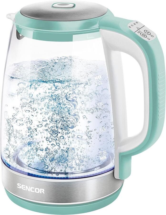 Waterkoker Deluxe met Temperatuurregeling en LED-Verwarming