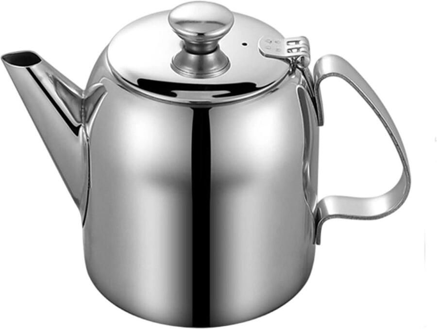 Waterkoker Dispenser Koffiekan Theepot Warme Dranken Serveren Morsbestendig Ontwerp 950ml Zilver