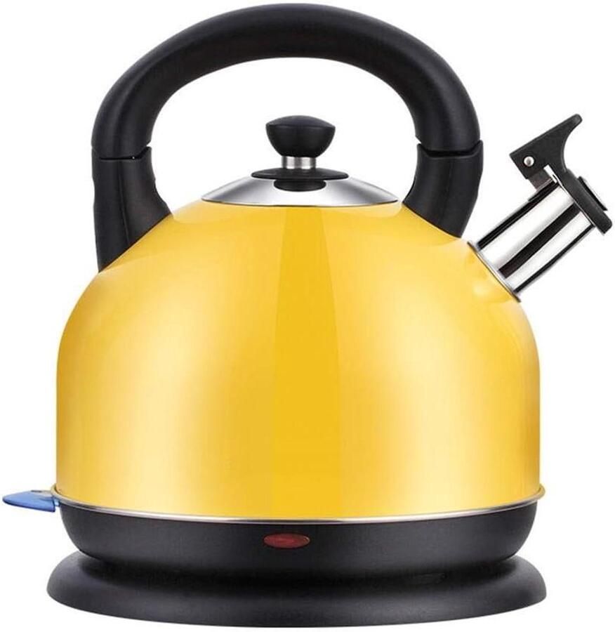 Waterkoker Elektrisch Apparaat Snel Water Koken Automatische Uitschakeling 1.7 Liter Geel