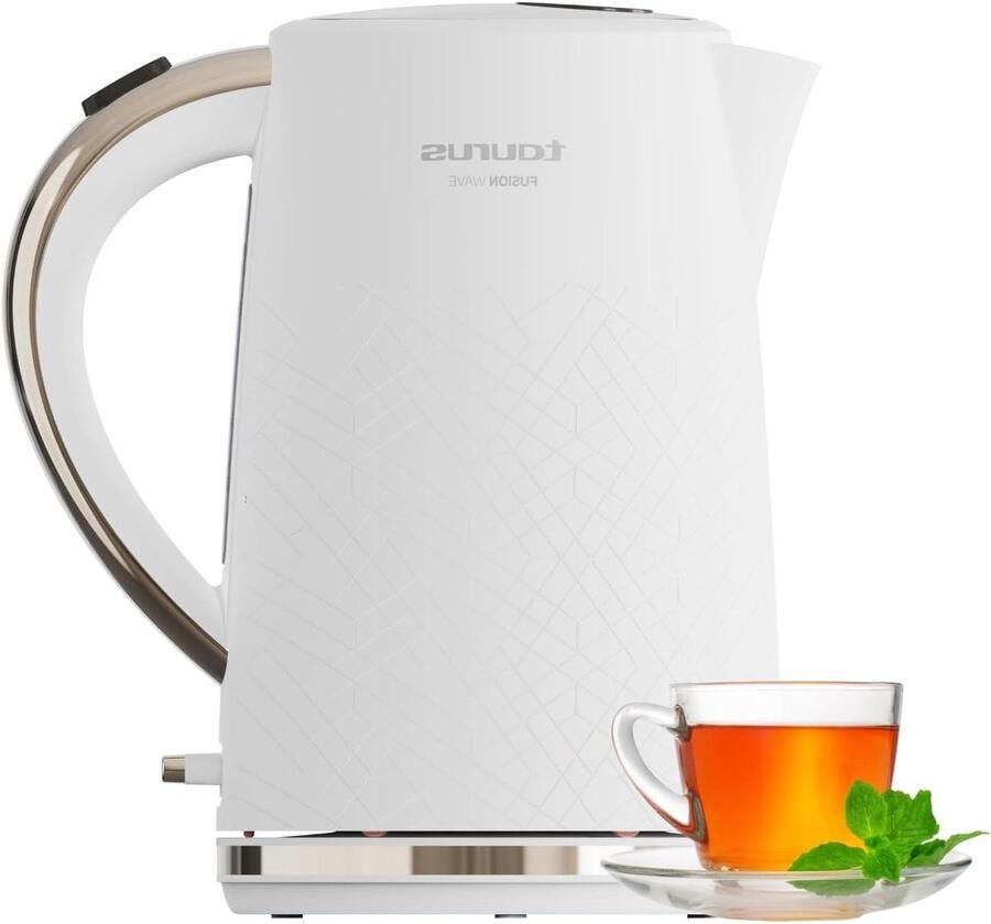 Waterkoker Elektrische Ketel Snel Water Koken Anti-kalkfilter 1.7 liter Wit