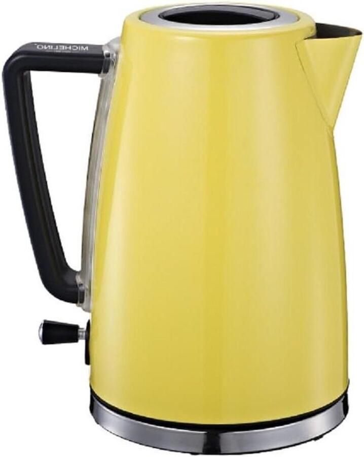Waterkoker Elektrische Ketel Snel Water Koken Automatische Uitschakeling 1.7 Liter Geel