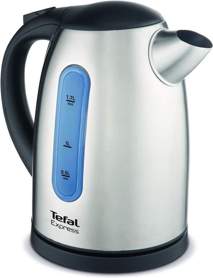 Waterkoker Elektrische ketel Snel water koken Roestvrij staal 1.7 Liter Zwart