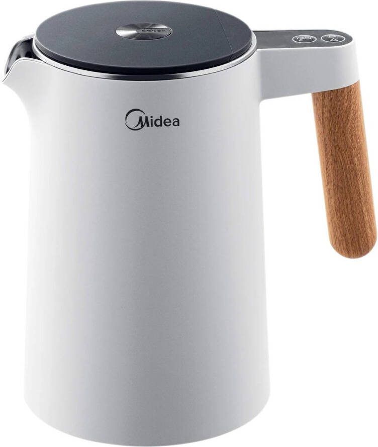 Waterkoker – Elektrische Waterkoker – 1 5 Liter – Roestvrijstaal – Met Temperatuurregeling – Display – BPA-vrij – Witte Waterkoker – Snel Koken – Veilig – Automatische Uitschakeling – Cool Touch – 1800W – Modern design