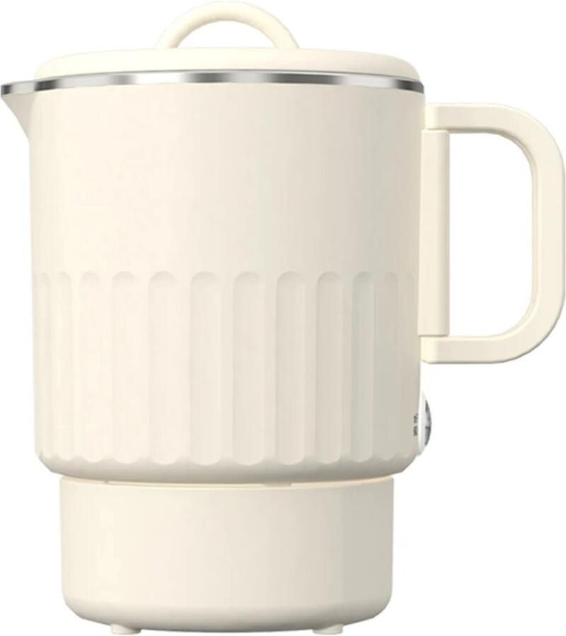 Waterkoker Elektrische Waterkoker Draagbare Waterkoker Mini Waterkoker Met Stoomrek 1L RVS