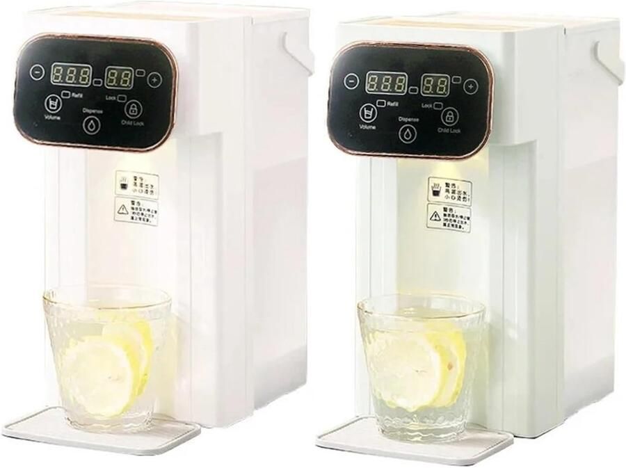 Waterkoker Fles Heetwaterdispenser Direct Warm Water Instelbare Temperatuur 3L Capaciteit Groen