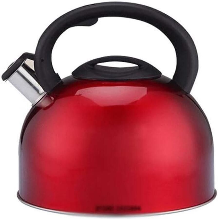 Waterkoker Fluitketel Theepot Koken Water Koken Roestvrij Staal 3 Liter Rood