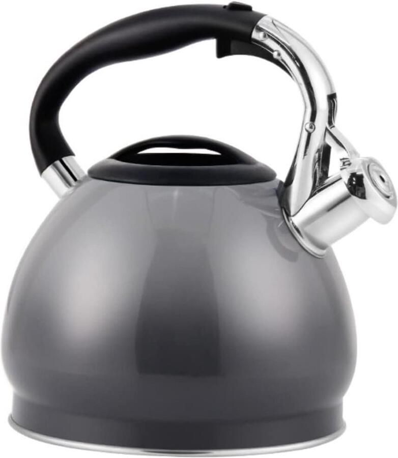 Waterkoker Fluitketel Theepot Kookplaat Water Koken Geluidsignaal 3L Capaciteit Gradiënt