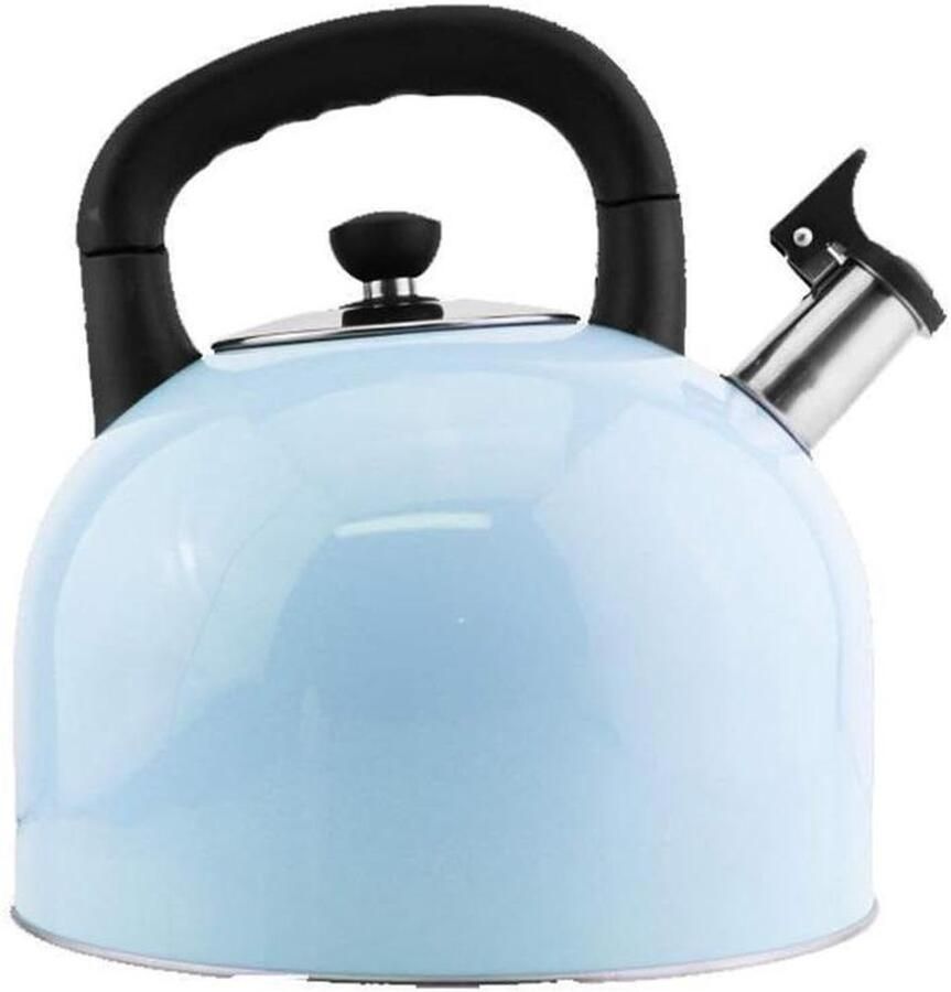 Waterkoker Fornuis Grote Ketel Thuis Gebruik Luid Fluitsignaal 4 Liter Blauw