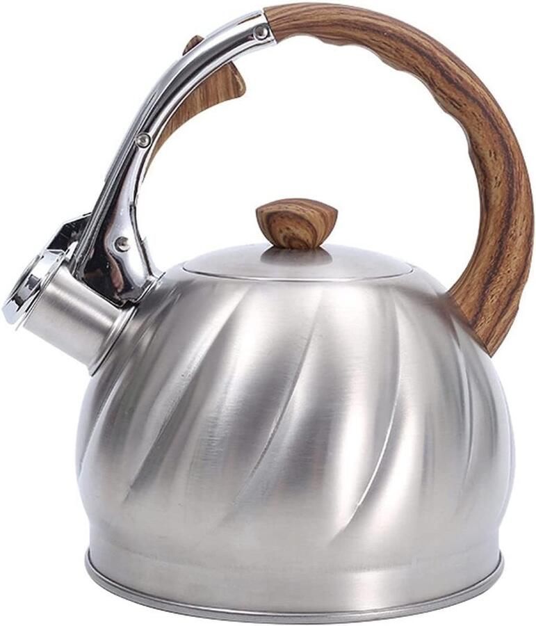 Waterkoker Fornuis Theepot Fluitketel Koffie Thee Zetten Roestvrij Staal 2 Liter