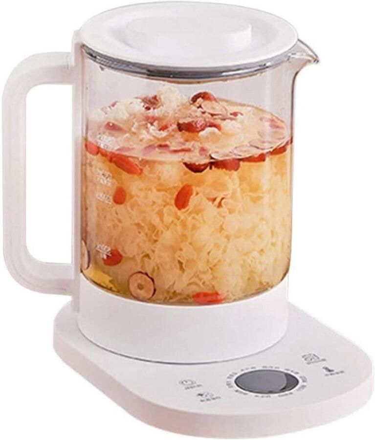 Waterkoker Glas Thee Ketel Dranken Bereiden Temperatuurregeling 15 liter Mat Zwart
