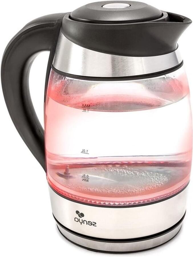 Waterkoker Glas Thee Waterkoker Perfect Thee Zetten Instelbare Temperatuur 18 Liter Transparant