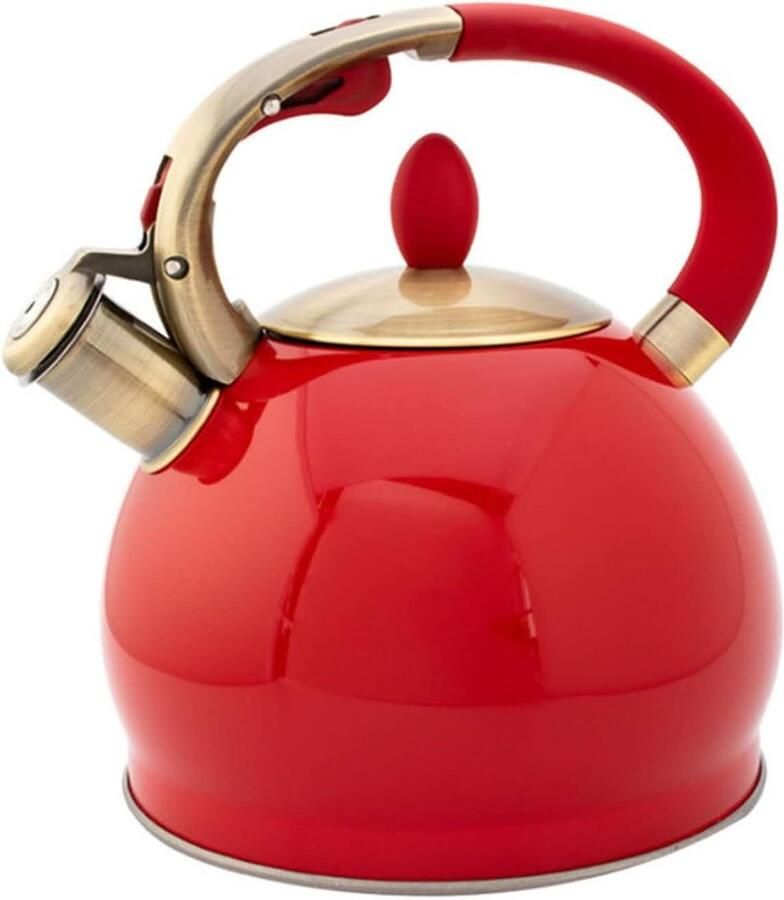 Waterkoker Glas Theeketel Koperlook Water Koken Hittebestendig Glas 25 L Brons