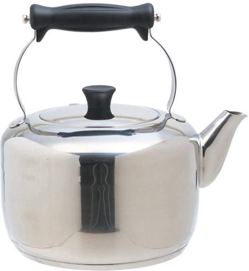Waterkoker Inductiebestendig 2 Liter Inhoud Roestvrij Staal Kookplaat Geschikt Traditioneel Design