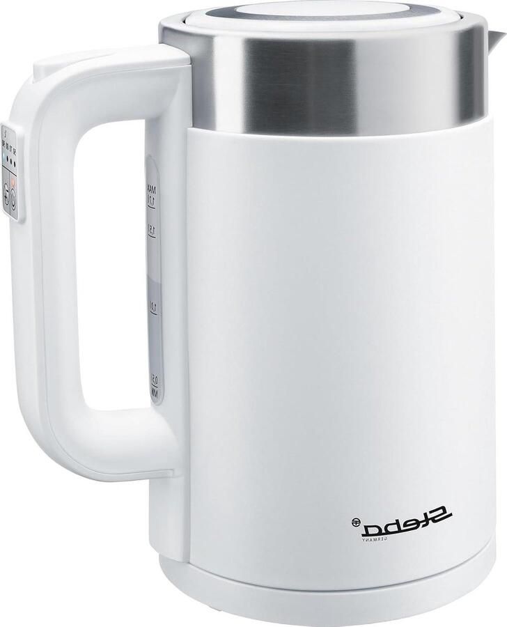 Waterkoker Instelbare Temperatuur Elektrische Ketel Thee Zetten Dubbelwandige Behuizing 17 Liter Wit