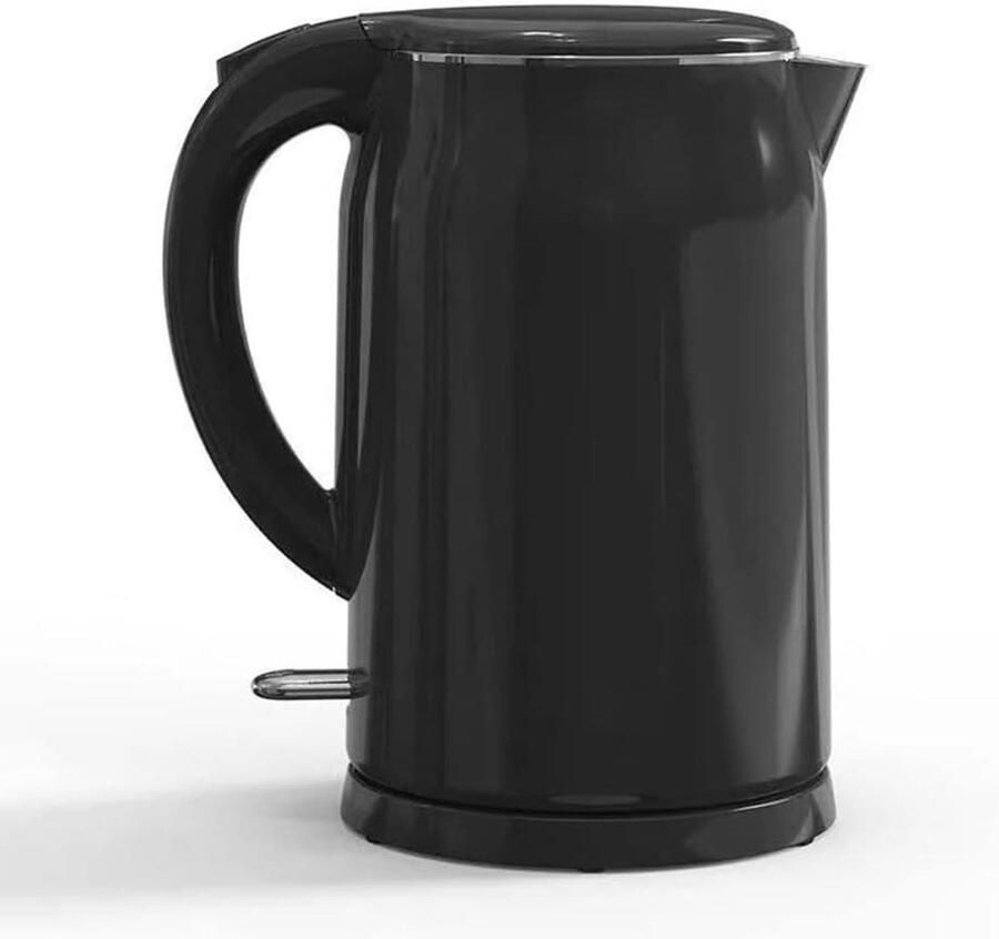 Waterkoker Ketel Snelkoker Snel Water Koken Dubbellaags Anti-Scald 1.7L Wit