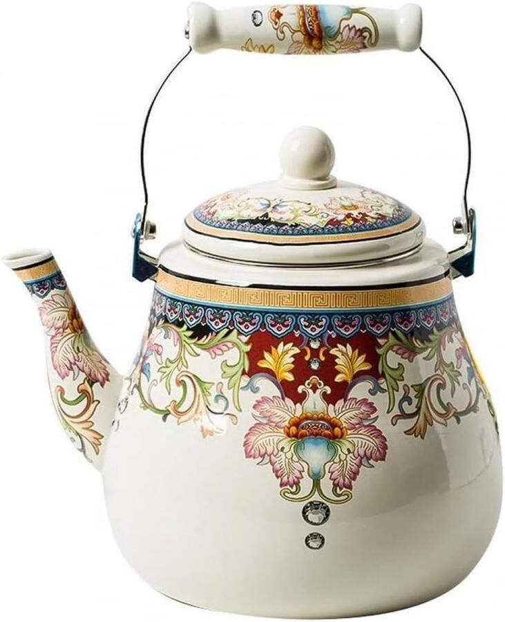 Waterkoker Ketel Theepot Roestvrijstaal Snel Water Koken Efficiënte Warmtegeleiding 2.5 Liter Zilver