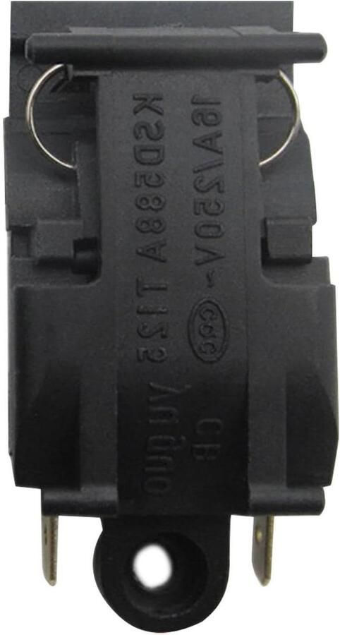Waterkoker Knop Thermostaat Schakelaar Warm Water Bereiden Automatische Uitschakeling 5 x 2 x 1 cm Zwart