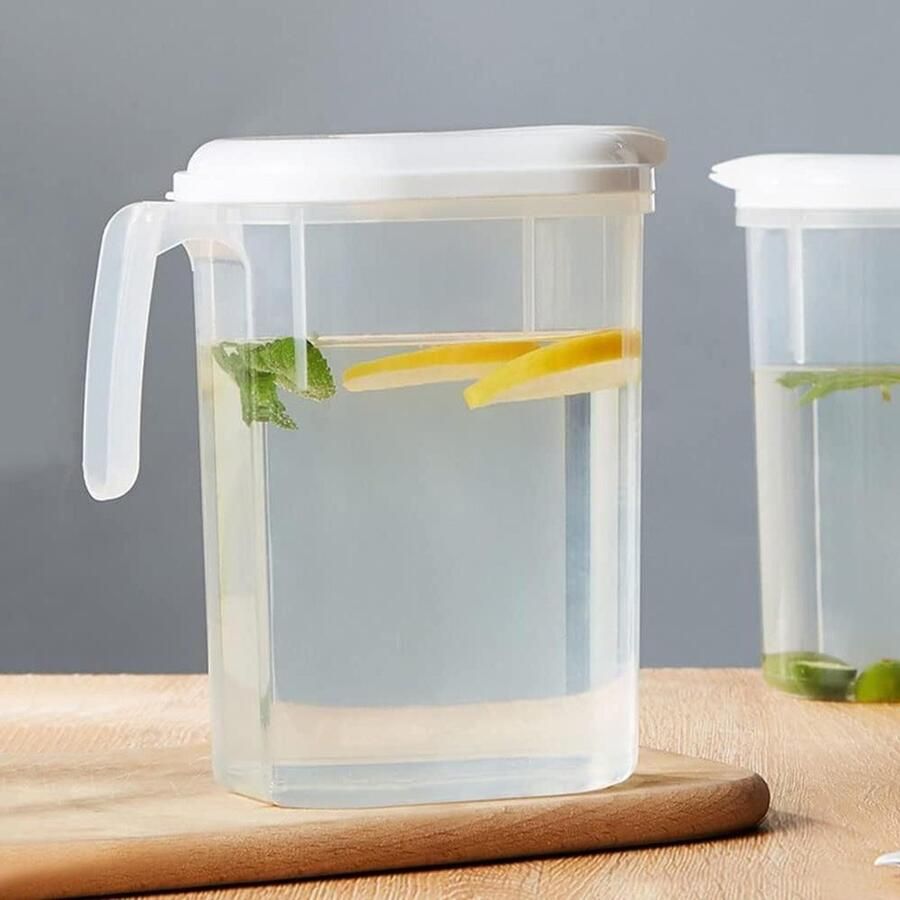 Waterkoker Koelkast Drankdispenser Pot Gekoelde Dranken Serveren Grote Capaciteit 1.8 Liter Wit