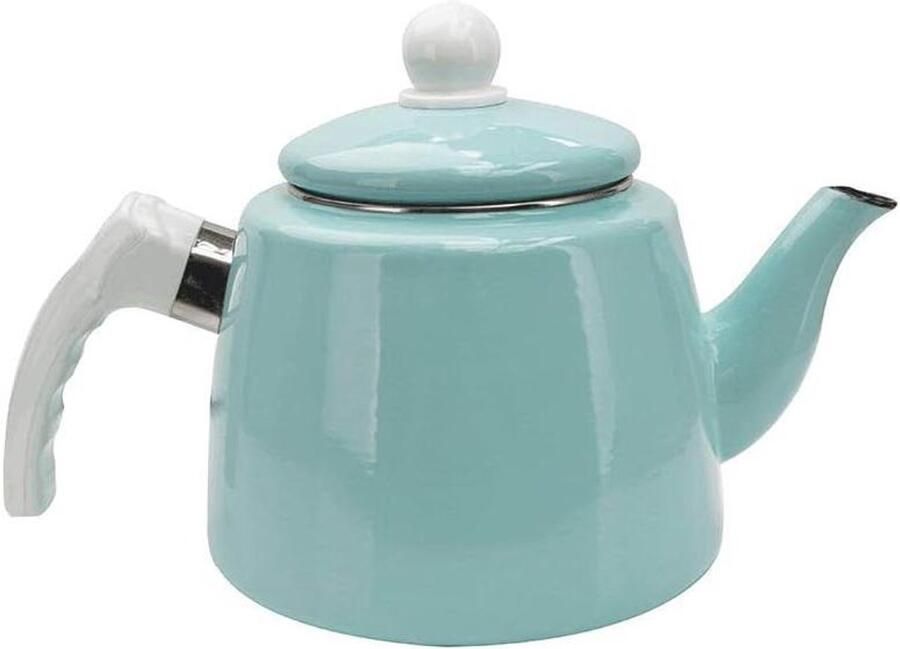 Waterkoker Koffiepot Kan Koffie Thee Zetten Geschikt Alle Fornuizen 2 Liter Blauw
