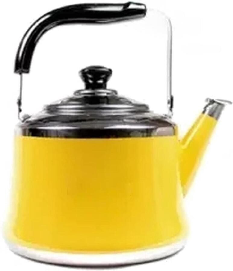 Waterkoker Koffiepot Ketel Snel Water Koken Extra Dik Materiaal 300 Gram Oranje