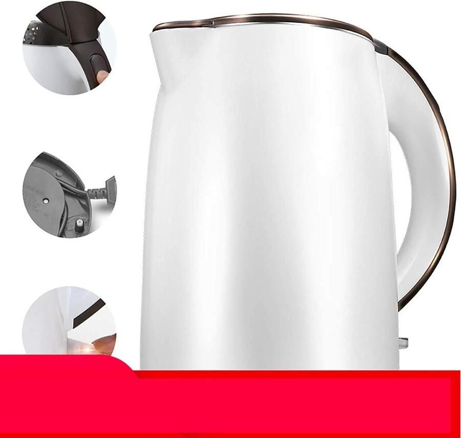Waterkoker Kookketel Snel Water Koken Variabele Temperatuur 15 Liter Zilver