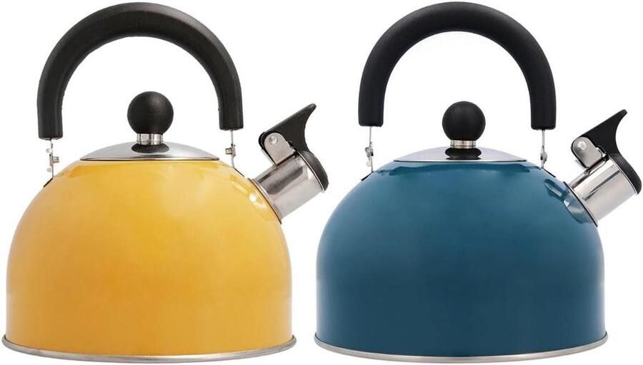 Waterkoker Kookpan Water Verwarmen Vaatwasmachinebestendig 2 Liter Blauw