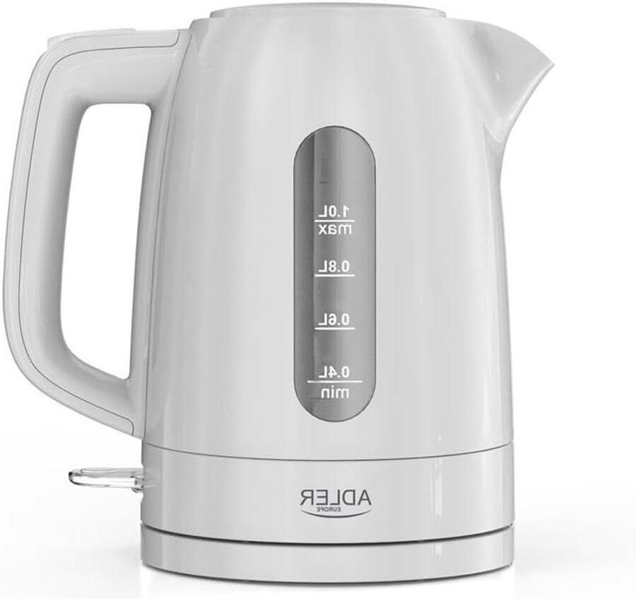 Waterkoker Kookpot Snel Water Koken Automatische Uitschakeling 1.0 Liter Wit