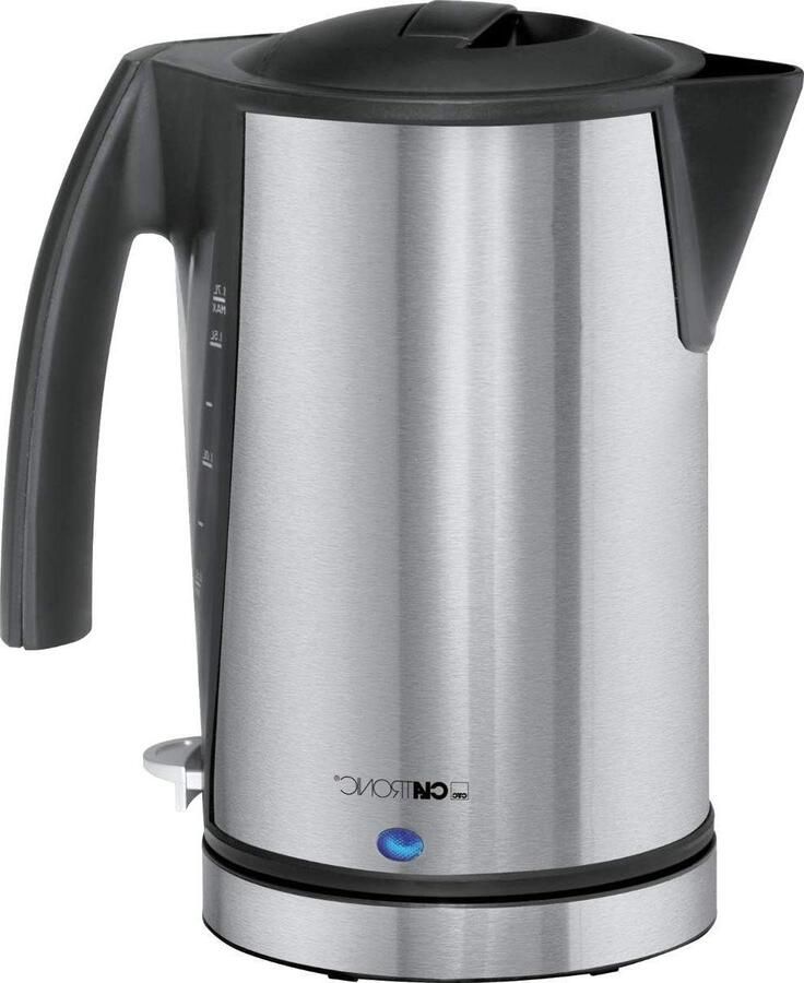 Waterkoker Roestvrij Staal Themo Koker Snel Heet Water Verborgen Verwarmings-element 17 Liter Zwart
