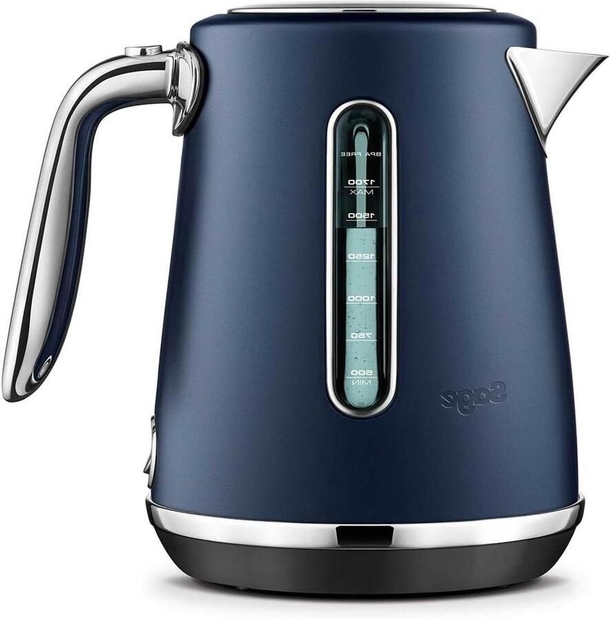 Elektrische Waterkoker Snelkoker Drankjes Bereiden Soft Open Deksel 17L Pruimenblauw