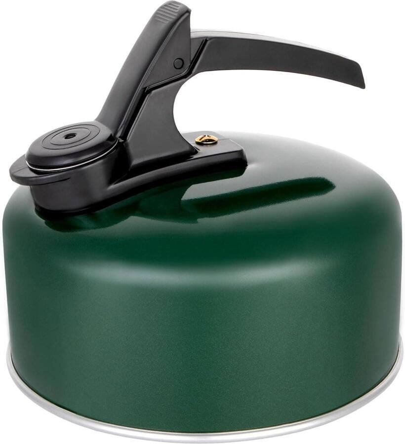 Waterkoker met Fluitje Kookpan Fluitketel Water Koken Roestvrij Staal 2 Liter Groen