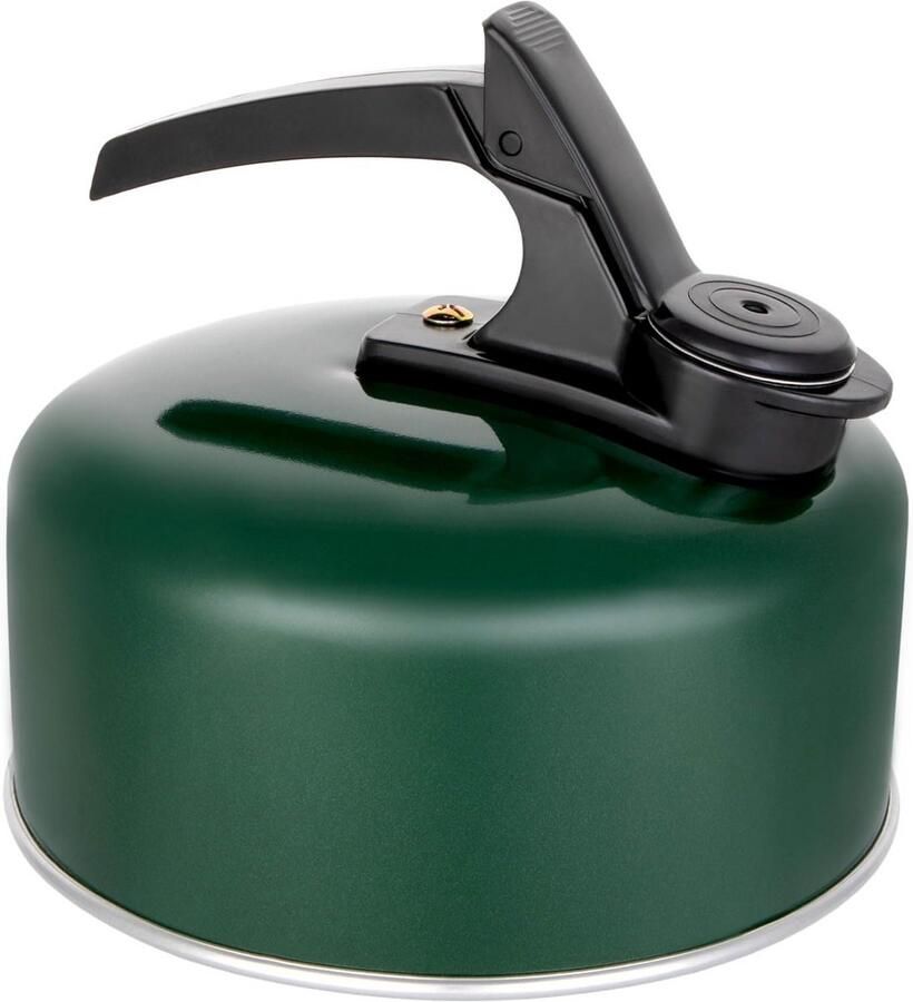 Waterkoker met Fluitje Kookpan Water Koffie en Thee Roestvrij Staal 2 Liter Groen