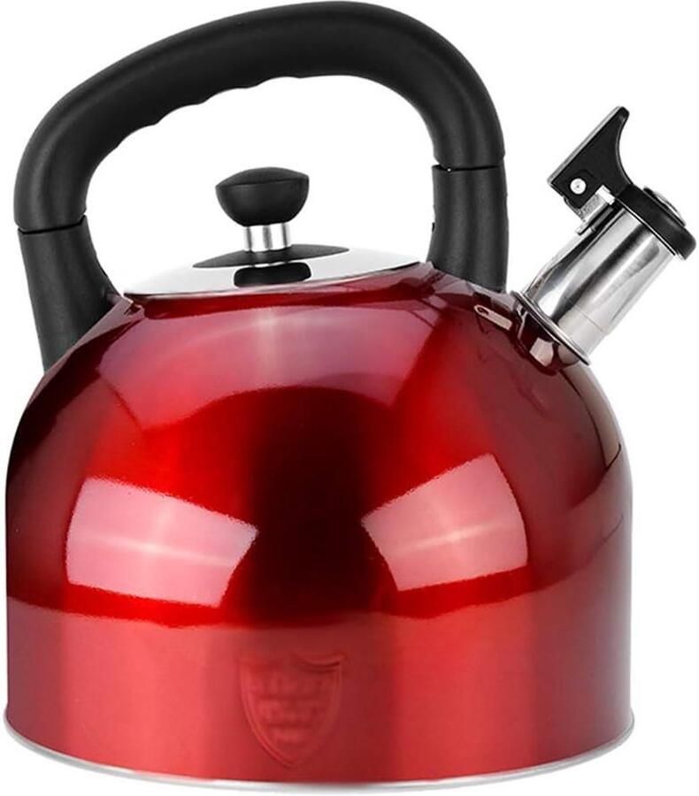 Waterkoker met Fluitje Theeketel RVS Water Koken 304 Roestvrij Staal 6 Liter Groen