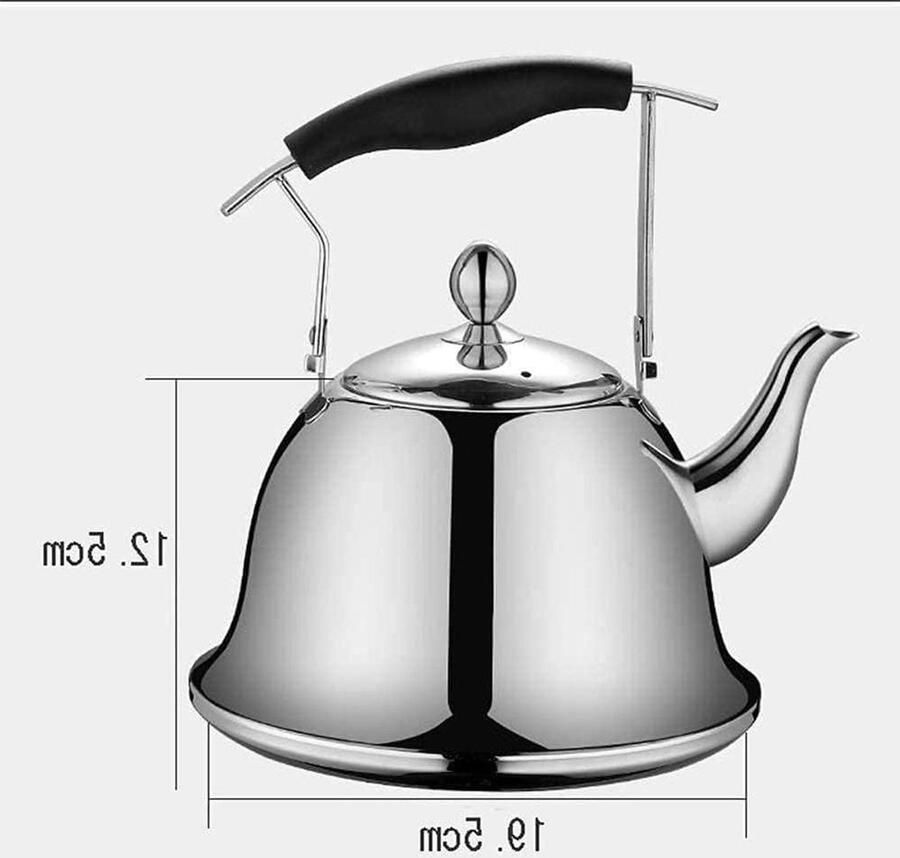 Fluitende Waterkoker Theeketel RVS Water Koken Grote Capaciteit 3L Goud