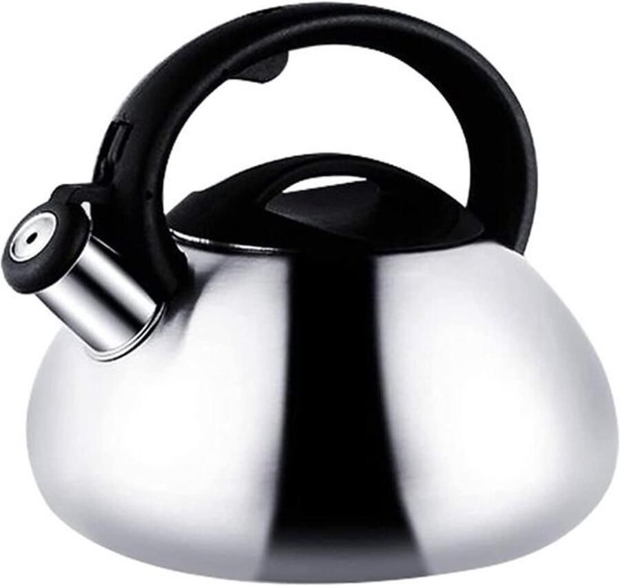 Waterkoker RVS Fluitketel Fornuis Water Koken Universele Compatibiliteit 3 Liter Zilver