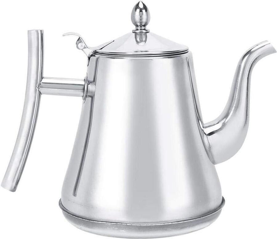 Waterkoker met Infuser Koffiepot Theepot Thee Zetten Energie-verzamelende Bodem 2.0L Roestvrij Staal