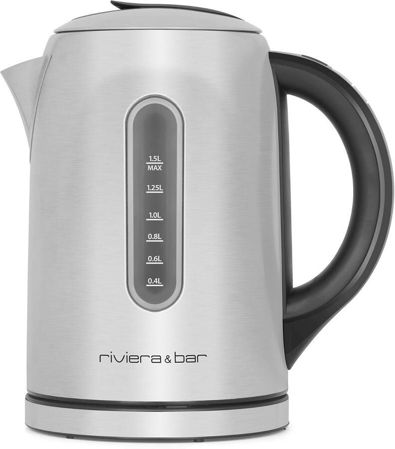 Waterkoker met Instelbare Temperaturen en Roestvrij Stalen Afwerking 1 5 L