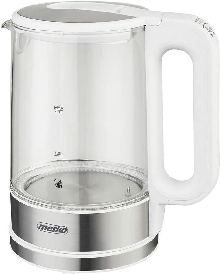 Waterkoker met Temperatuurregeling 1 7L Elektrische Theeketel 2200W met LED Verlichting