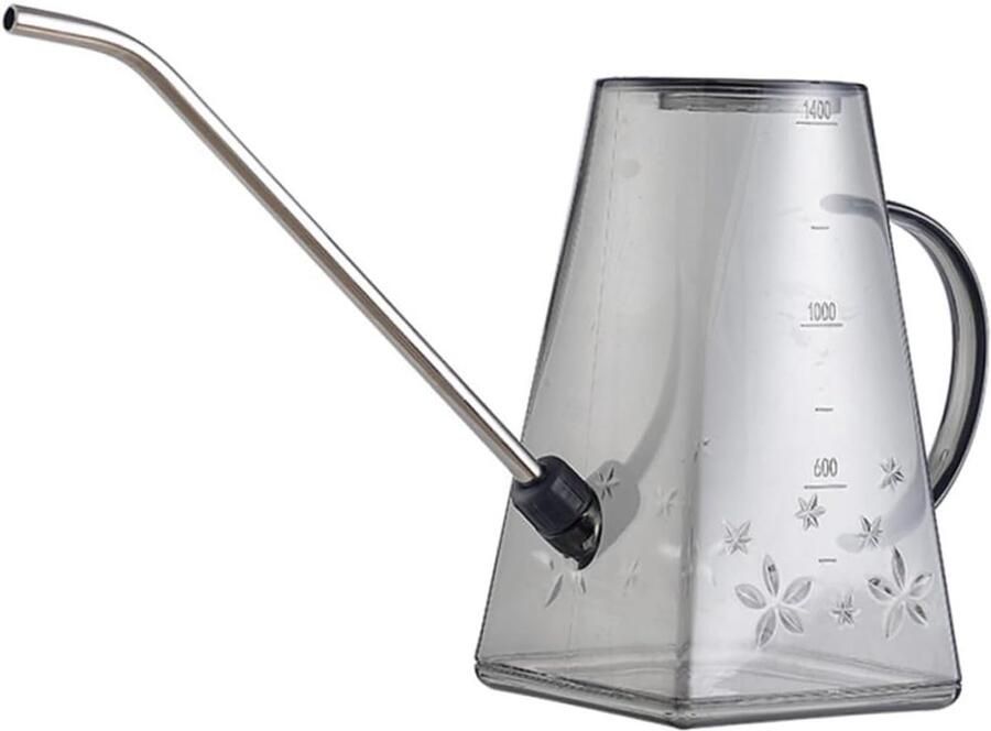 Waterkoker met tuit Waterhouder planten water geven Lange nauwkeurige tuit 11x18.5cm Grijs