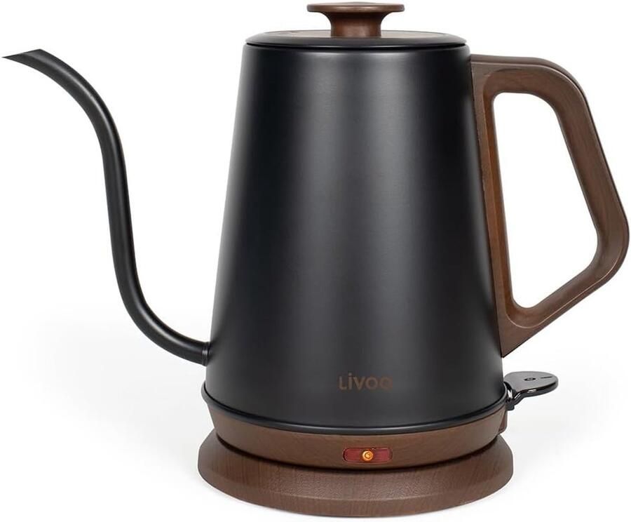 Waterkoker met Zwanenhals Roestvrij Staal Nauwkeurige Waterstroom Snel Koken Voor Koffie- en Theeliefhebbers
