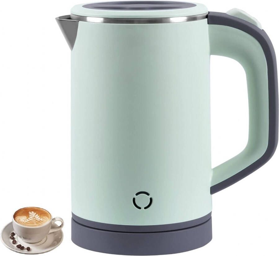Waterkoker Mini 800 ML Reiswaterkoker 5 minuten Snel Koken Draagbare Waterkoker Groen