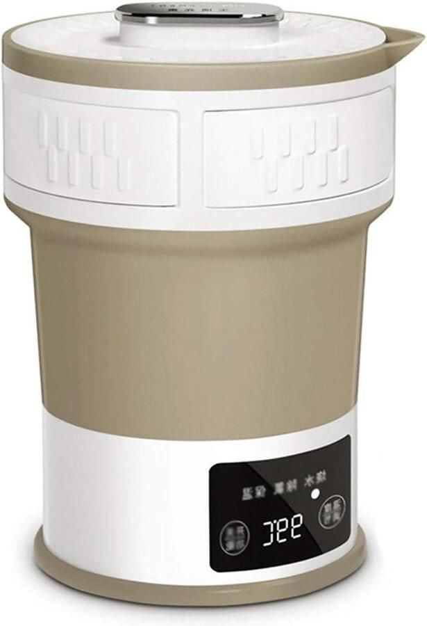 Elektrische Waterkoker Reis Waterkoker Snel Water Koken Opvouwbaar Ontwerp 600ML Capaciteit Zwart