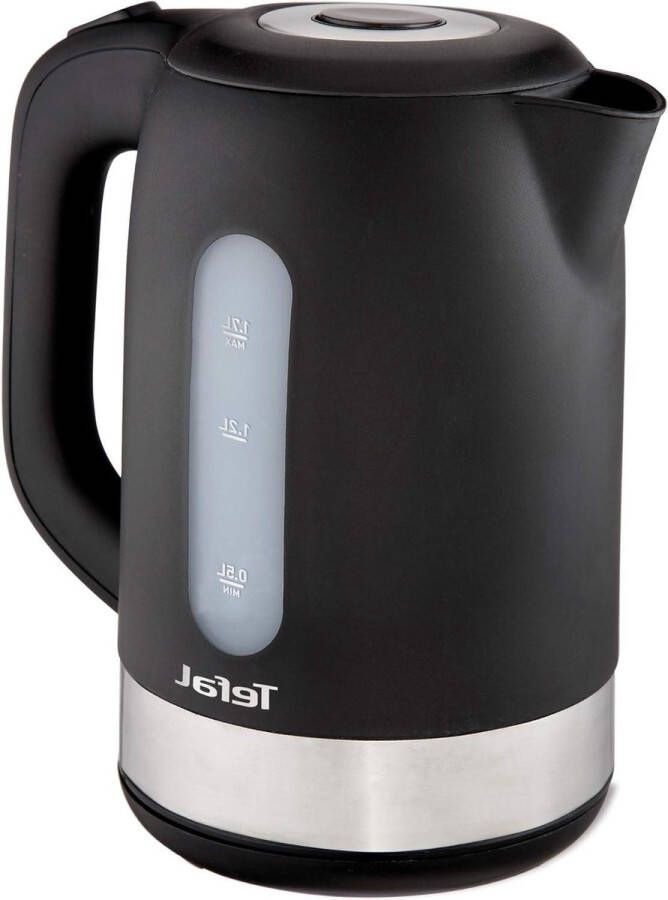 Waterkoker roestvrij metaal 17 liter zwart-zilver KO330830 Waterkoker