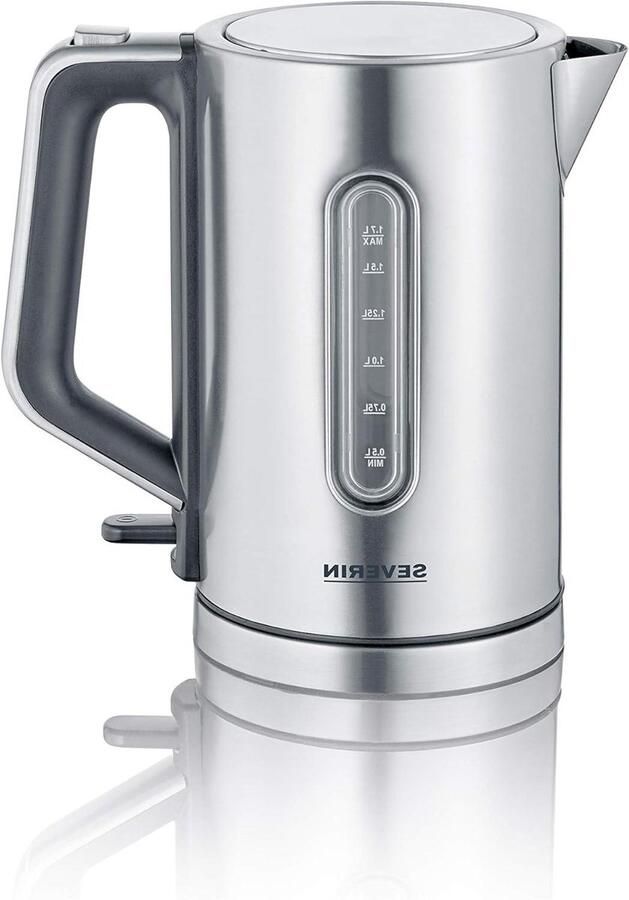 Waterkoker Roestvrij Staal Elektrische Ketel Snel Water Koken BPA-vrij Design 17 Liter Zilver