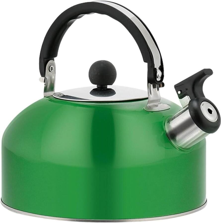 Waterkoker Roestvrij Staal Fluitketel Keuken Water Koken Warmte-isolerende Handgreep 18 Liter Lichtgroen