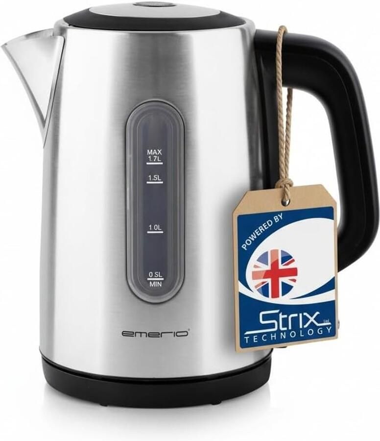 Waterkoker Roestvrij Staal Inhoud 1 7 liter 3000 watt Vermogen Voor Koffie en Thee